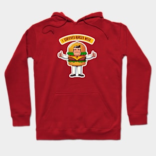 I survived burger week Hoodie